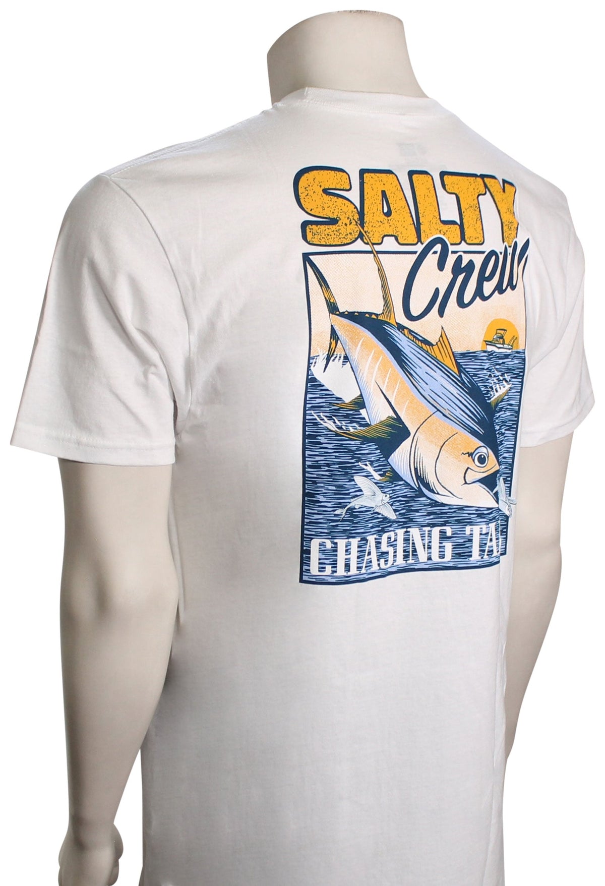 Salty Crew Flyer T-Shirt - White – back view