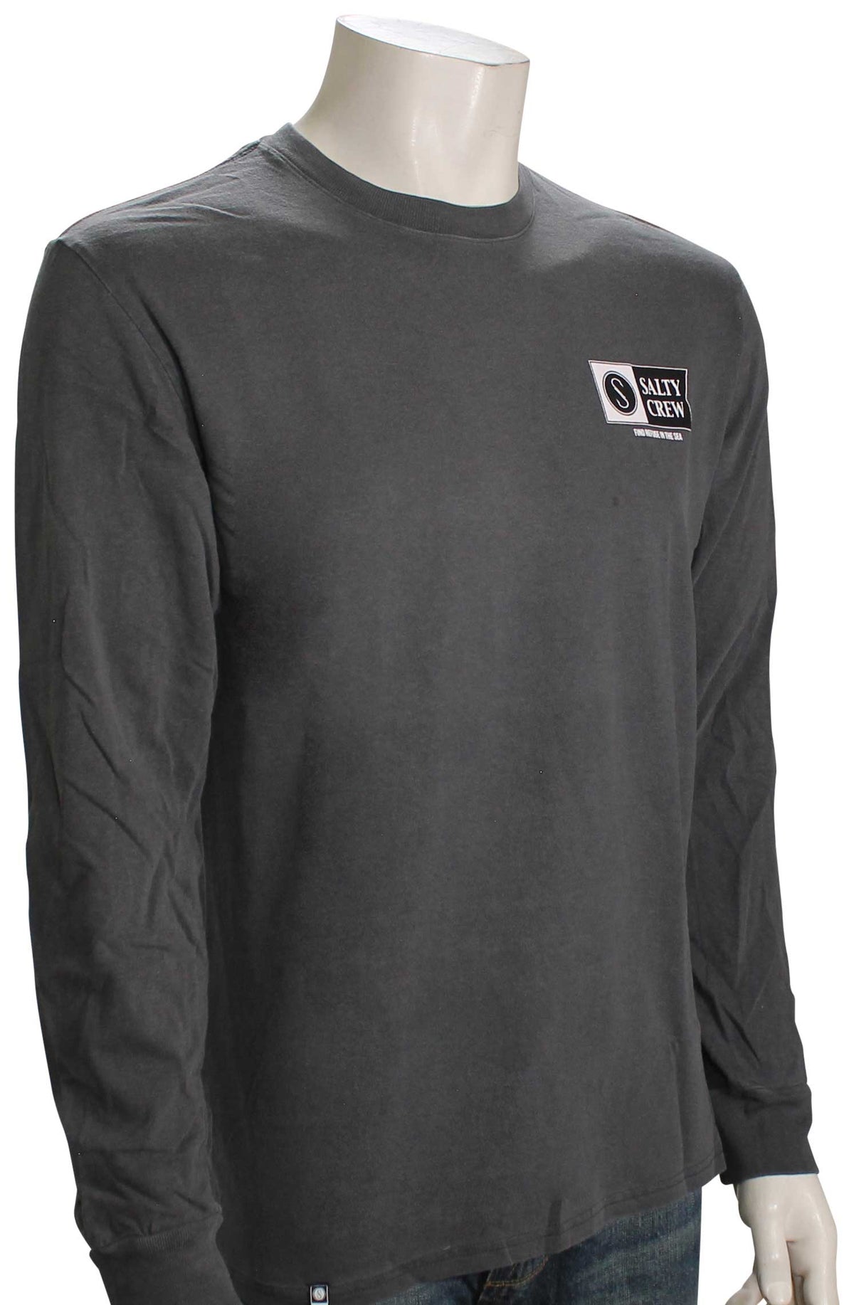 Salty Crew Flagship Pigment Premium LS T-Shirt - Black