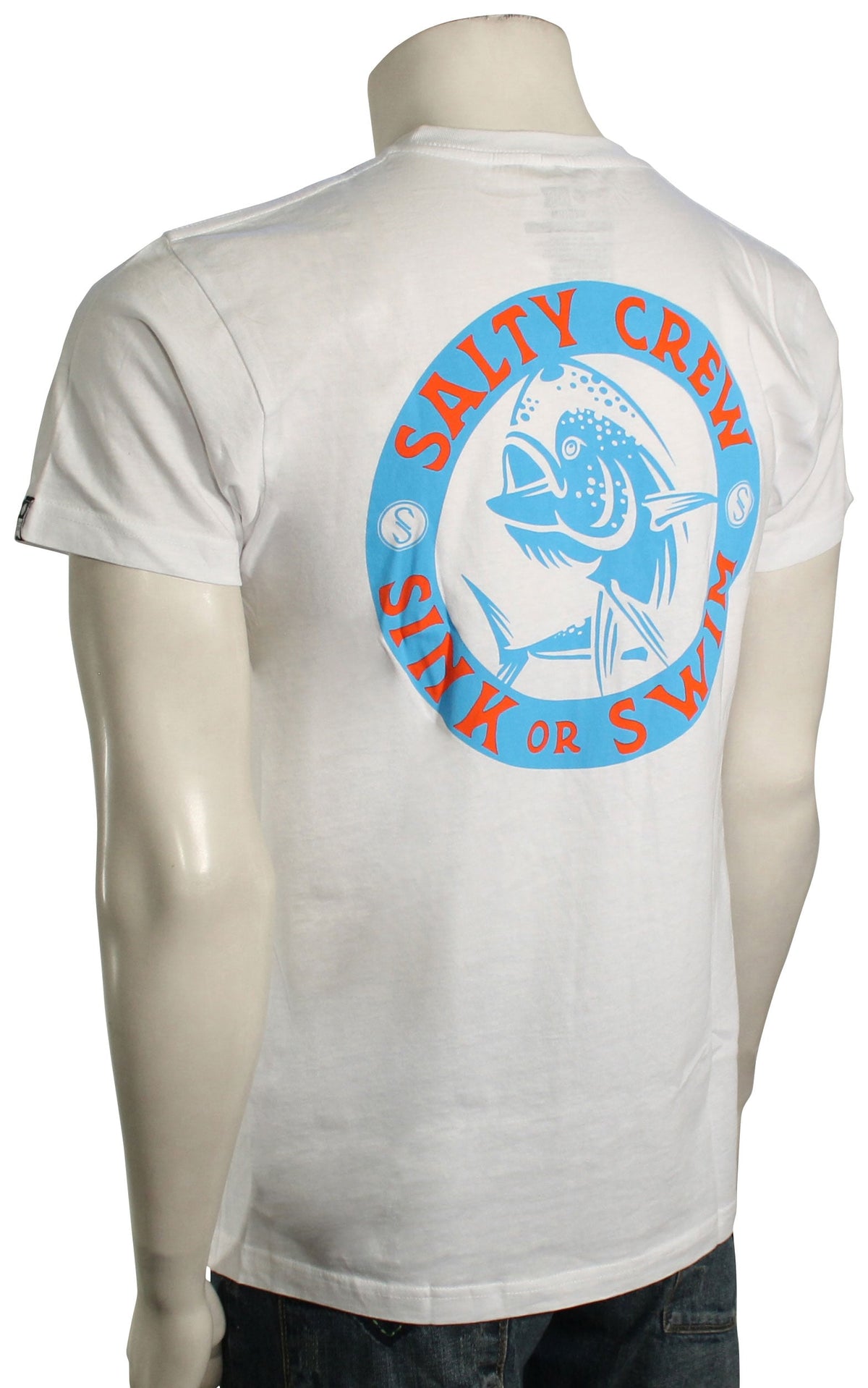 Salty Crew Mighty Mahi Premium T-Shirt - White – back view