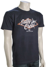 Salty Crew Billiards T-Shirt - Harbor Blue