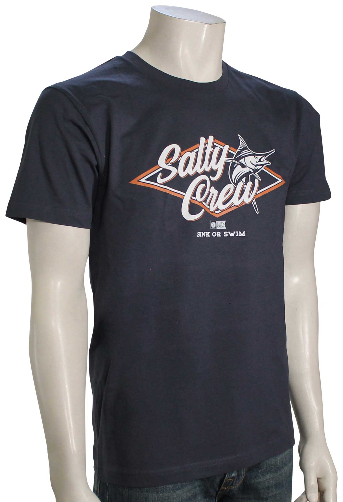 Salty Crew Billiards T-Shirt - Harbor Blue