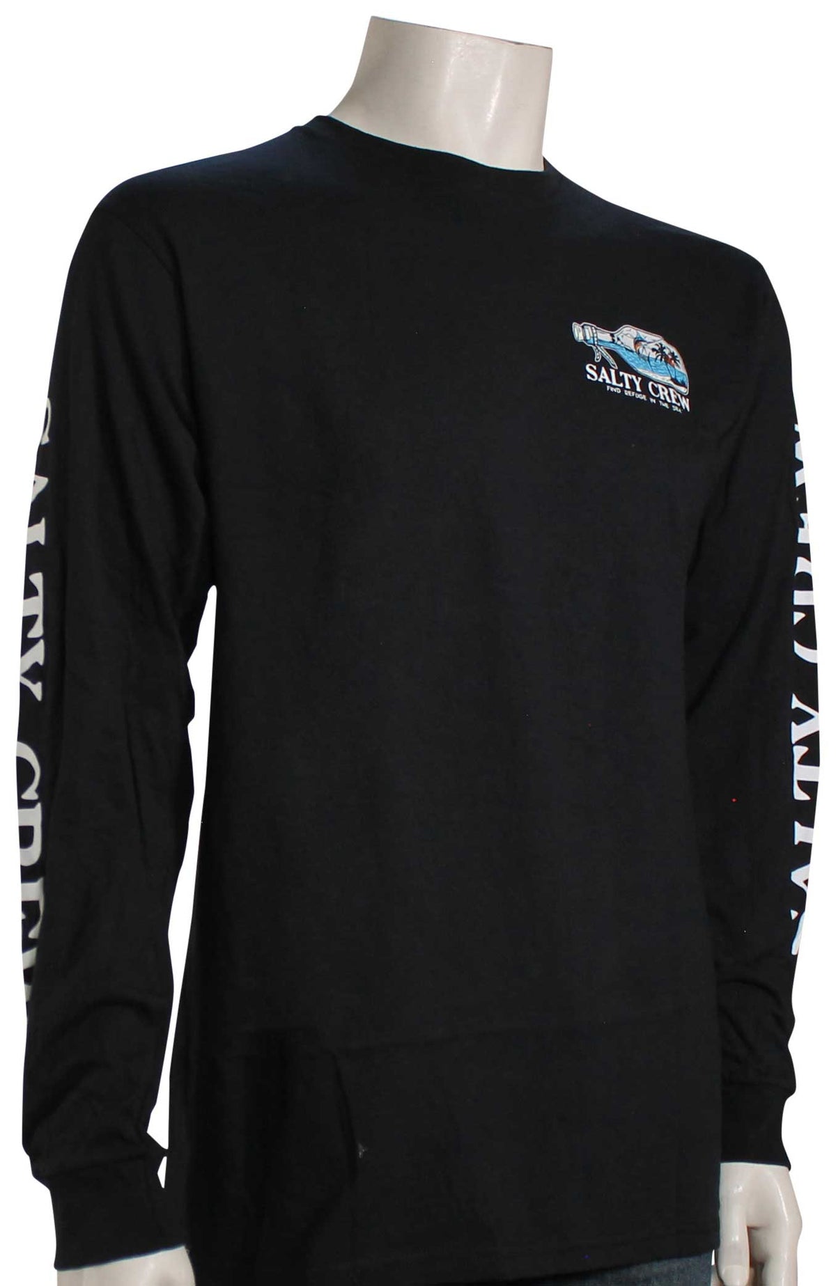 Salty Crew Message Premium LS T-Shirt - Black