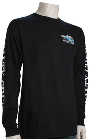 Salty Crew Message Premium LS T-Shirt - Black