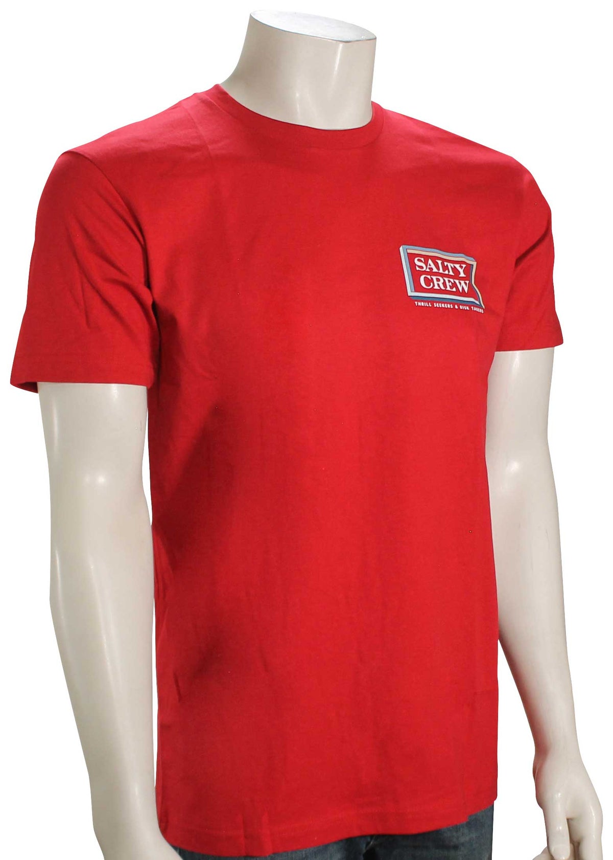 Salty Crew Layers T-Shirt - Red, front view