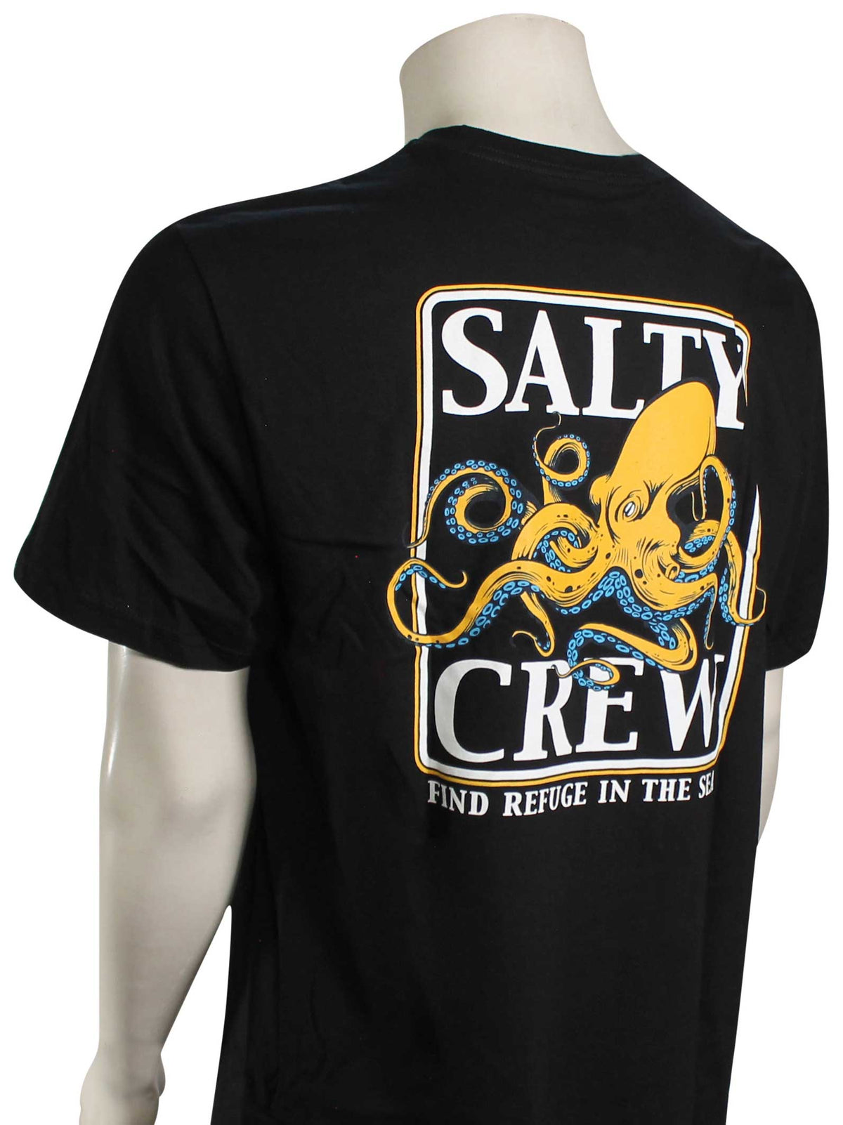 Salty Crew Ink Slinger T-Shirt - Black – back view
