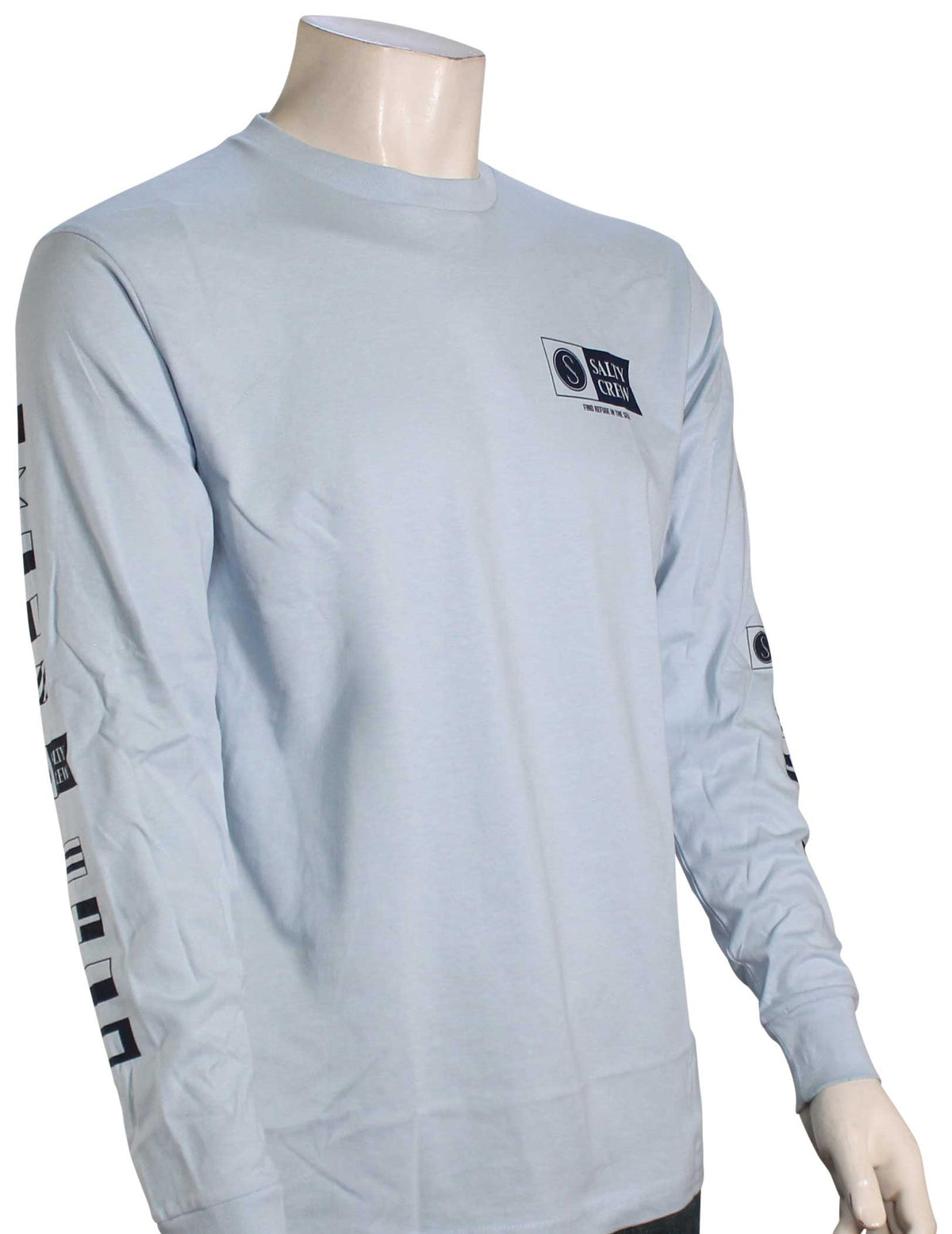 Salty Crew Alpha Premium LS T-Shirt - Light Blue