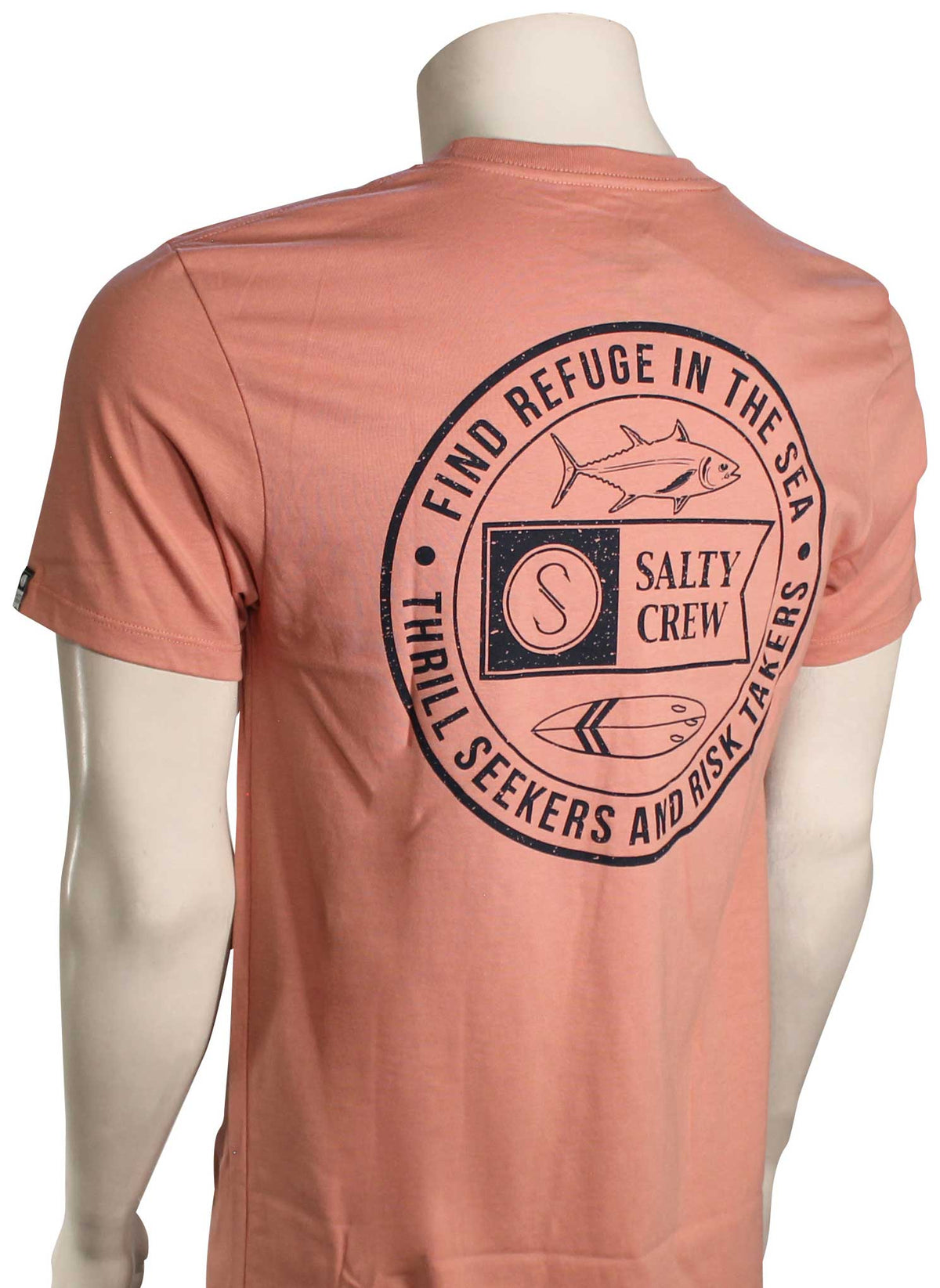 Salty Crew Legends Premium T-Shirt - Coral – back view
