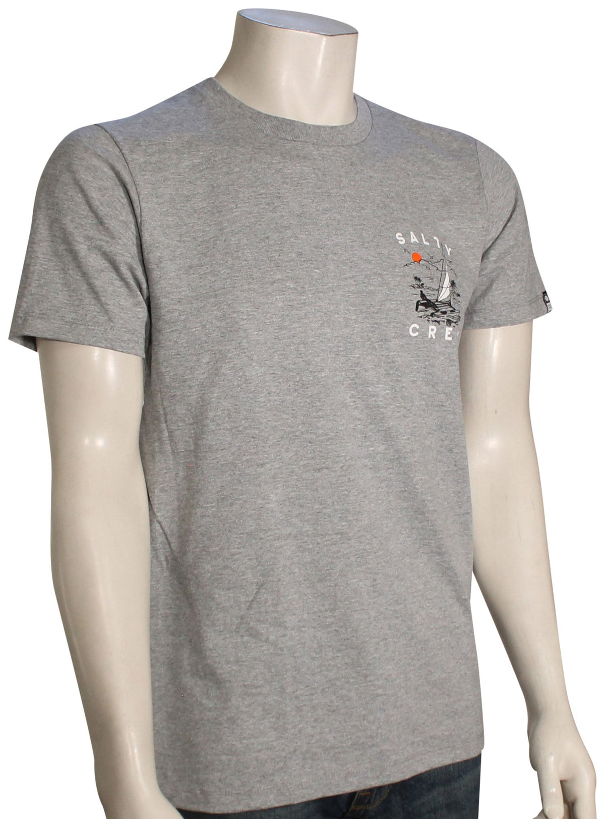 Salty Crew Set Sail T-Shirt - Athletic Heather