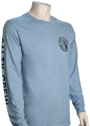 Salty Crew In Fishing We Trust LS T-Shirt - Marine Blue - L