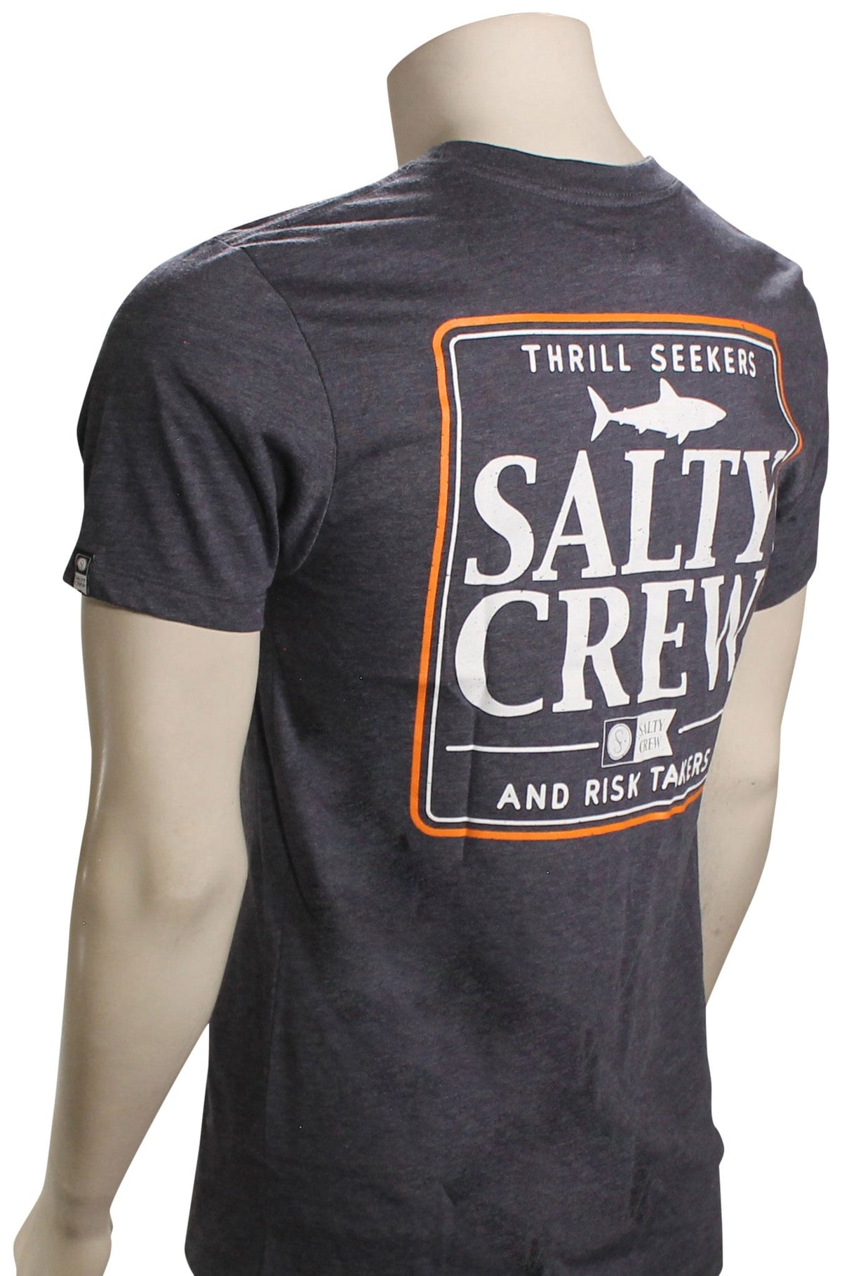 Salty Crew Coaster T-Shirt - Navy Heather – back view