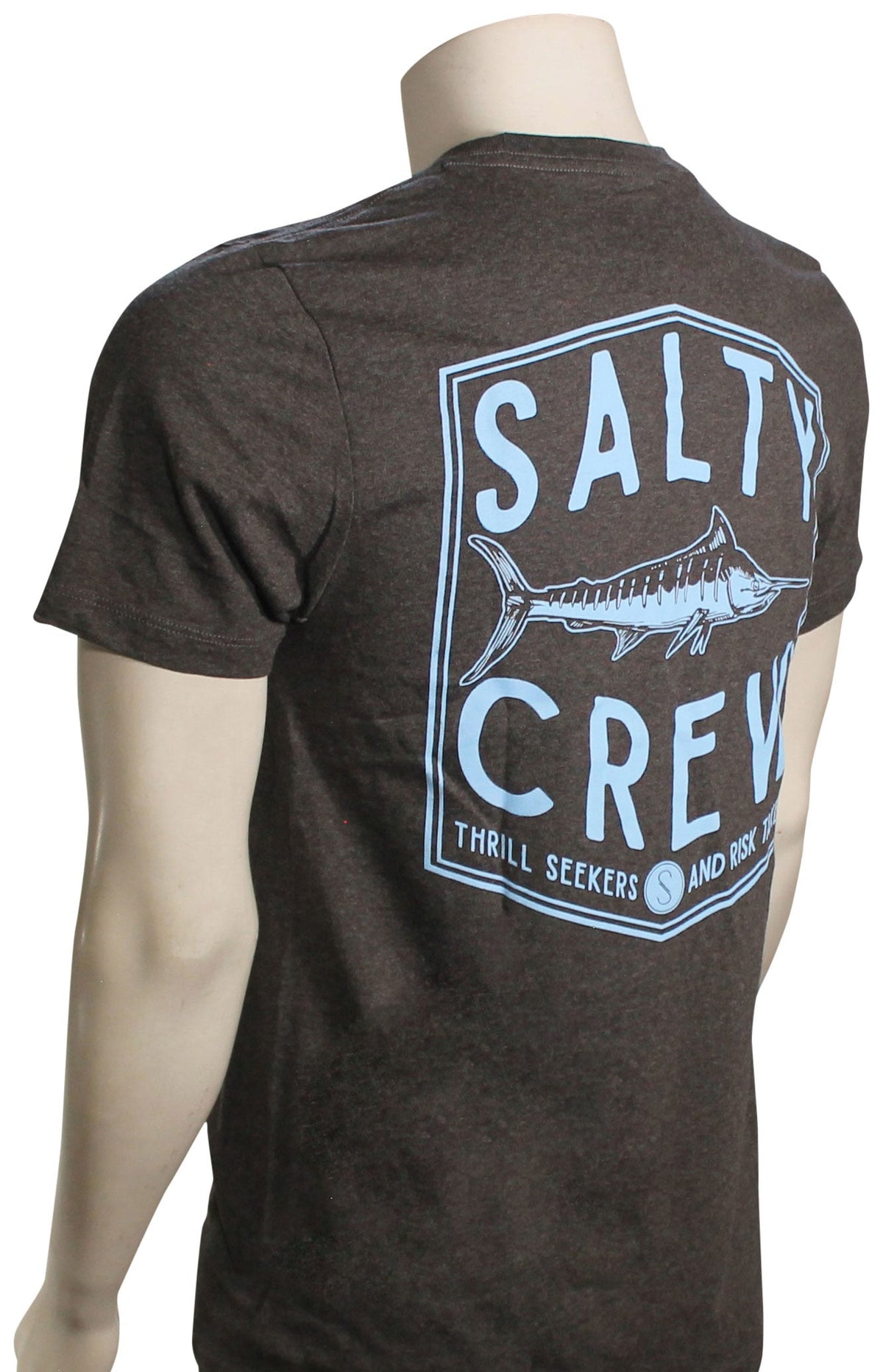 Salty Crew Fishery T-Shirt - Charcoal Heather - M