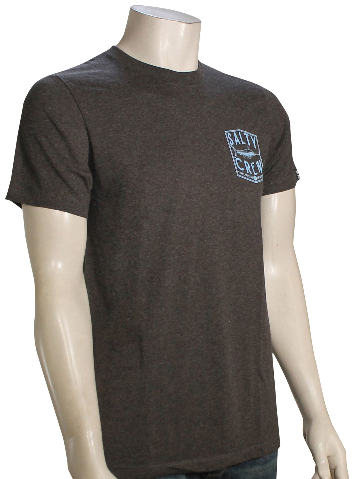 Salty Crew Fishery T-Shirt - Charcoal Heather - M