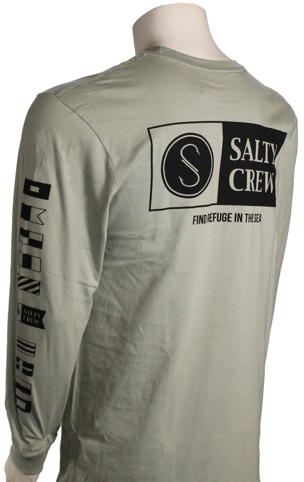 Salty Crew Alpha Premium LS T-Shirt - Dusty Sage