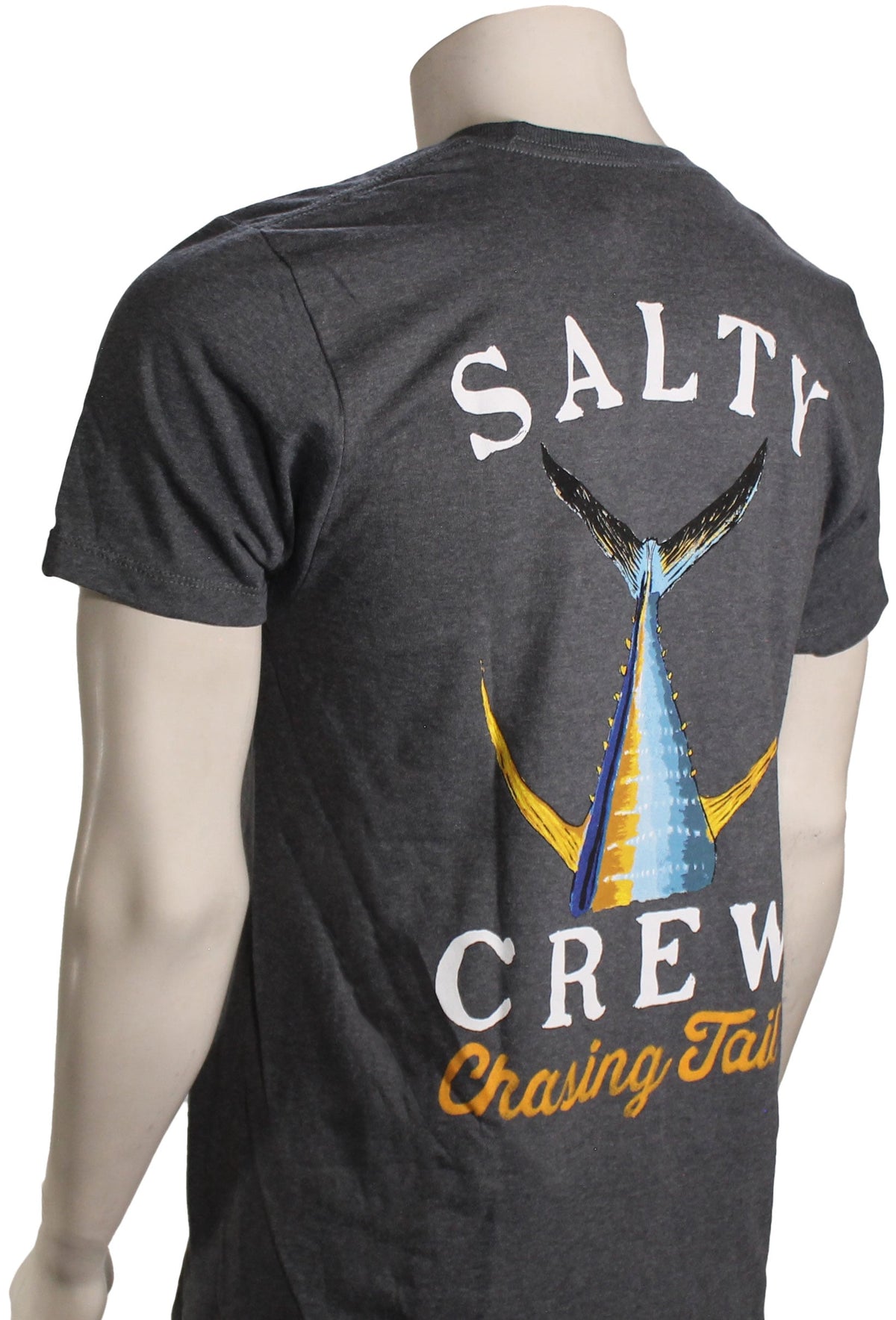 Salty Crew Tailed Classic T-Shirt - Excalibur Heather – back view