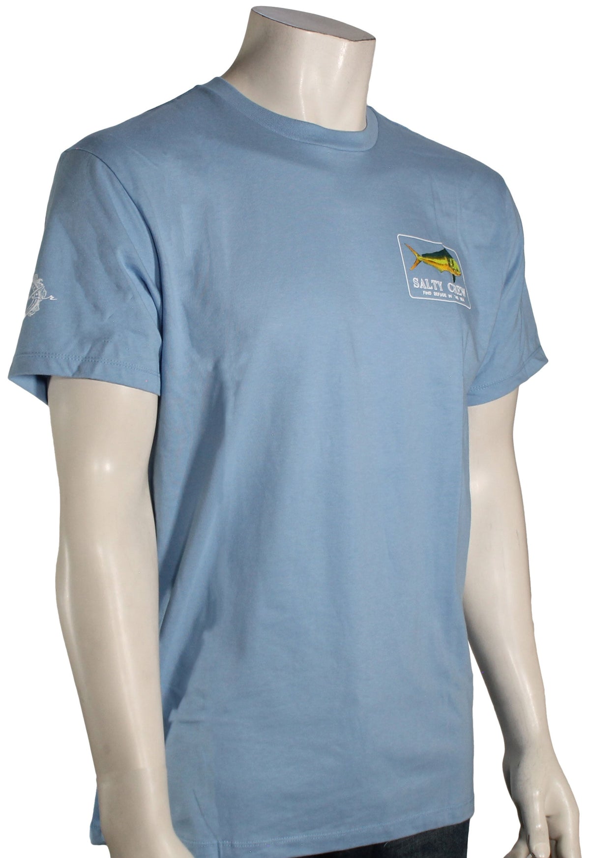 Salty Crew Golden Mahi Premium T-Shirt - Marine Blue