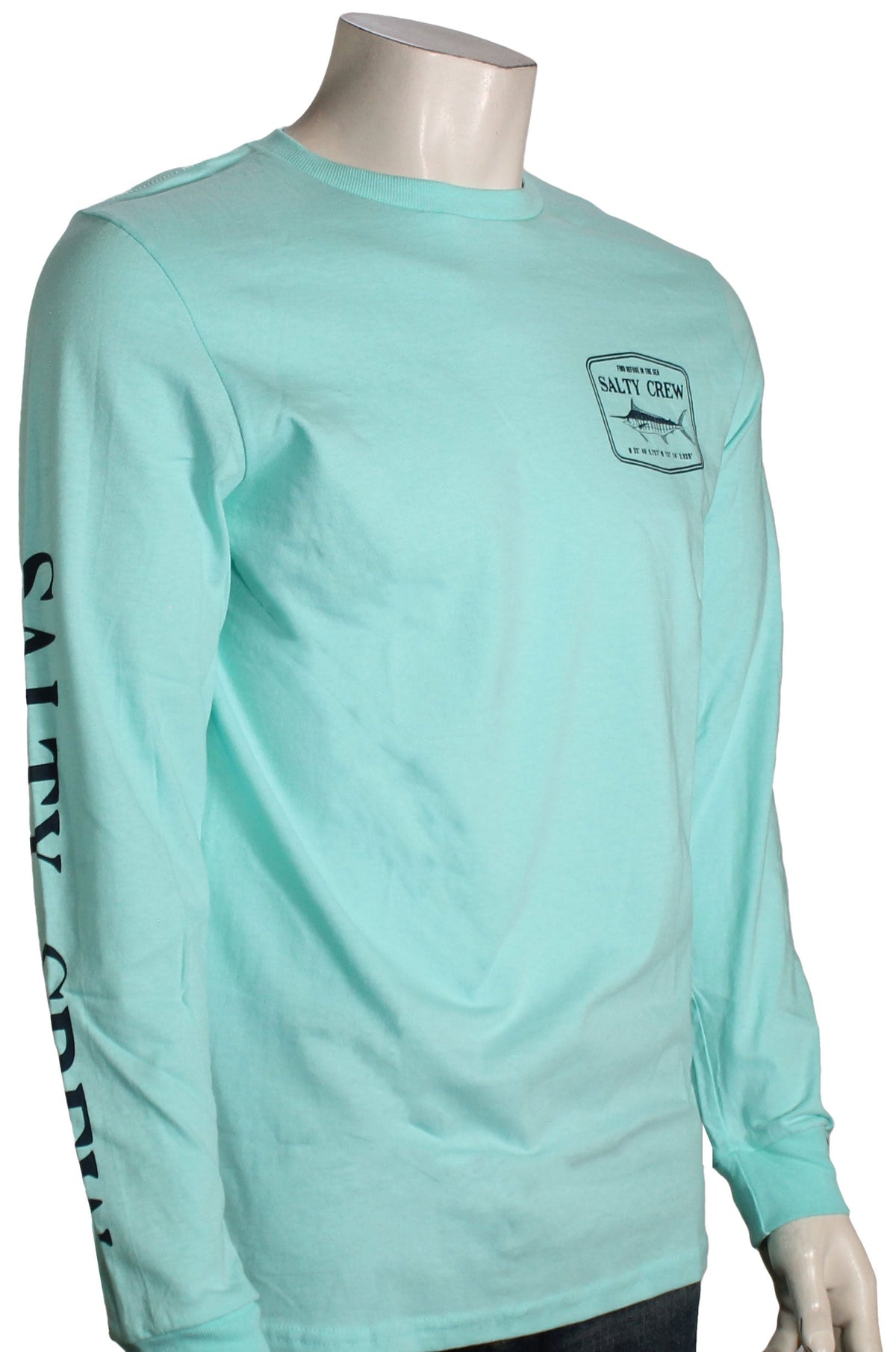Salty Crew Stealth LS T-Shirt - Sea Foam