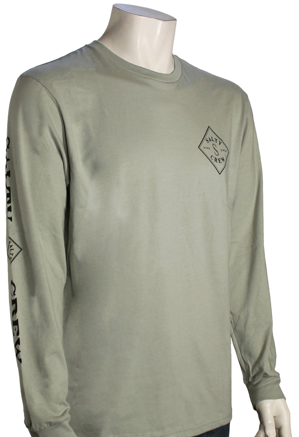 Salty Crew Tippet Premium LS T-Shirt - Dusty Sage