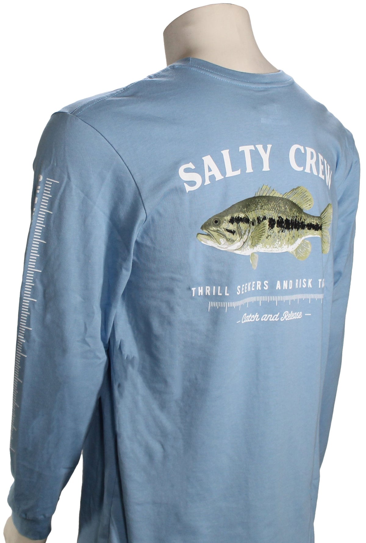 Salty Crew Bigmouth Premium T-Shirt - Marine Blue – back view