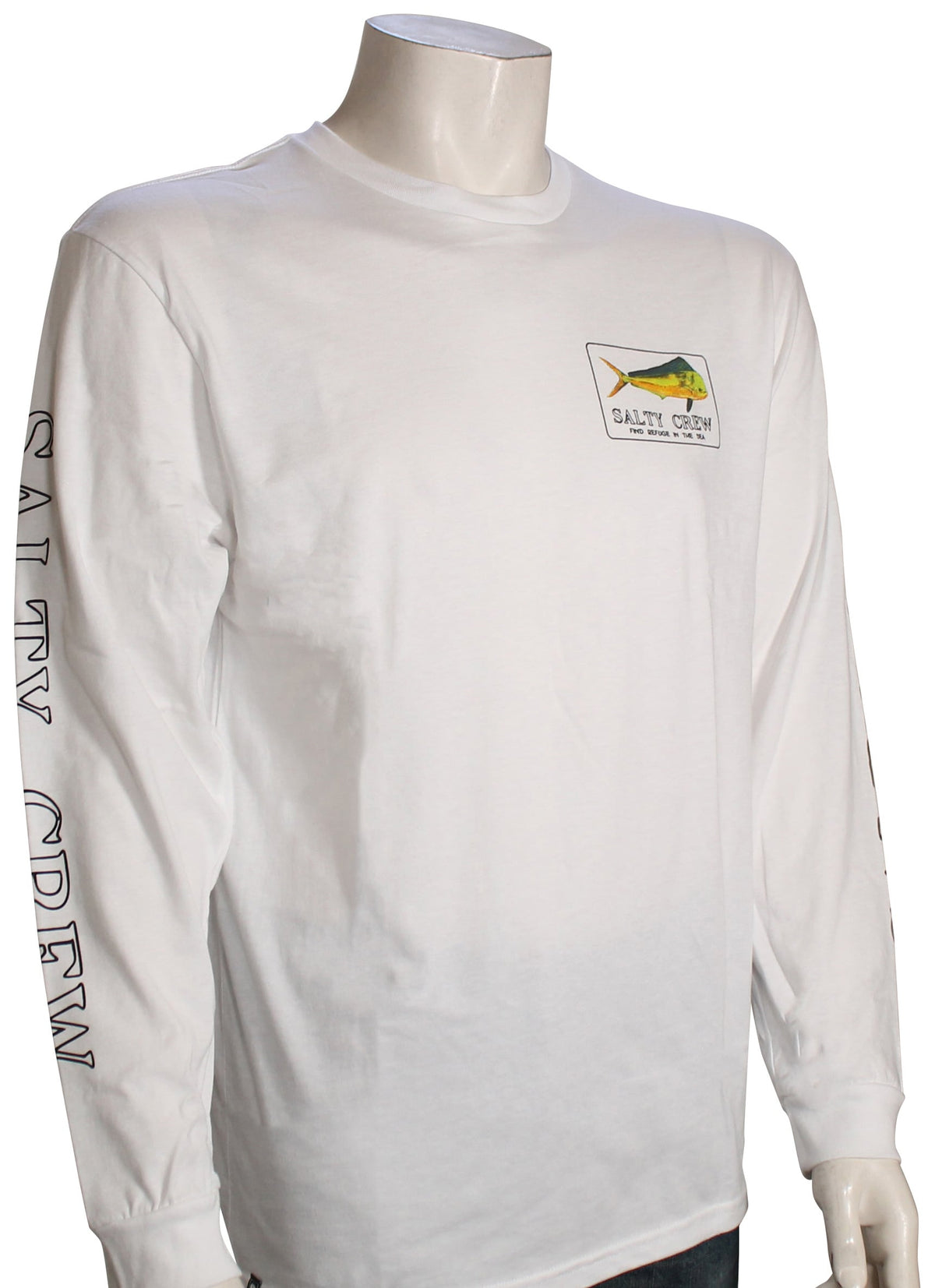 Salty Crew Golden Mahi Premium LS T-Shirt - White