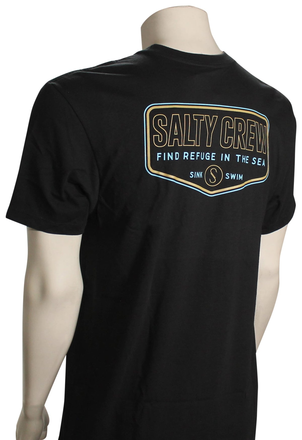 Salty Crew Undertow Premium SS T-Shirt - Black – back view