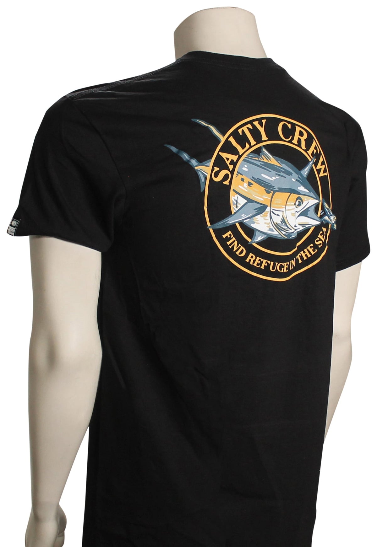 Salty Crew Chaser Classic SS T-Shirt - Black – back view