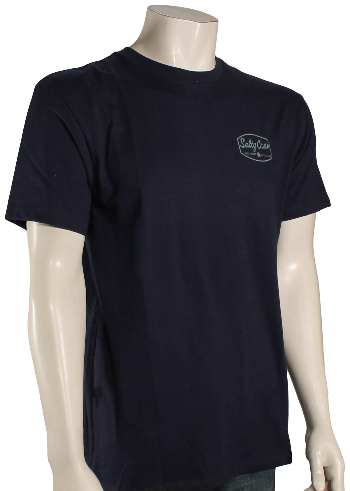 Salty Crew Labeled Premium SS T-Shirt - Navy, front view