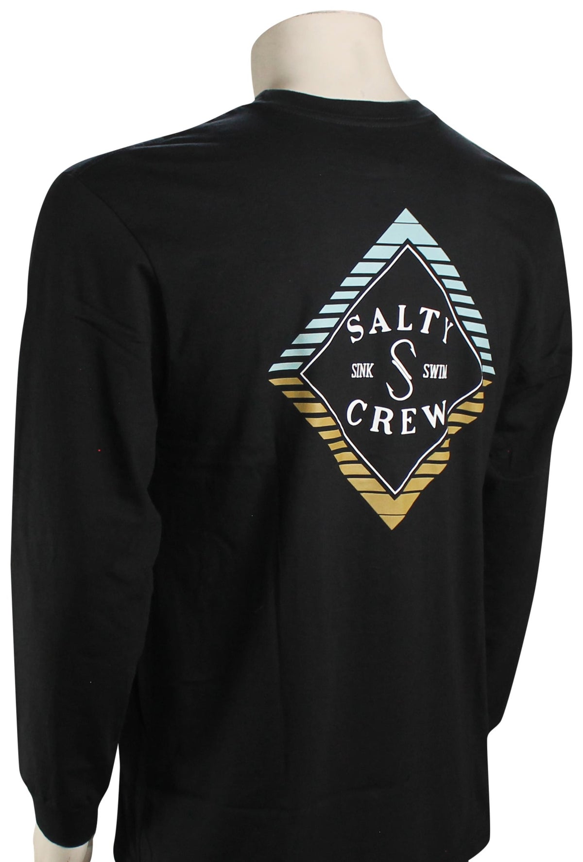 Salty Crew Faded Premium LS T-Shirt - Black