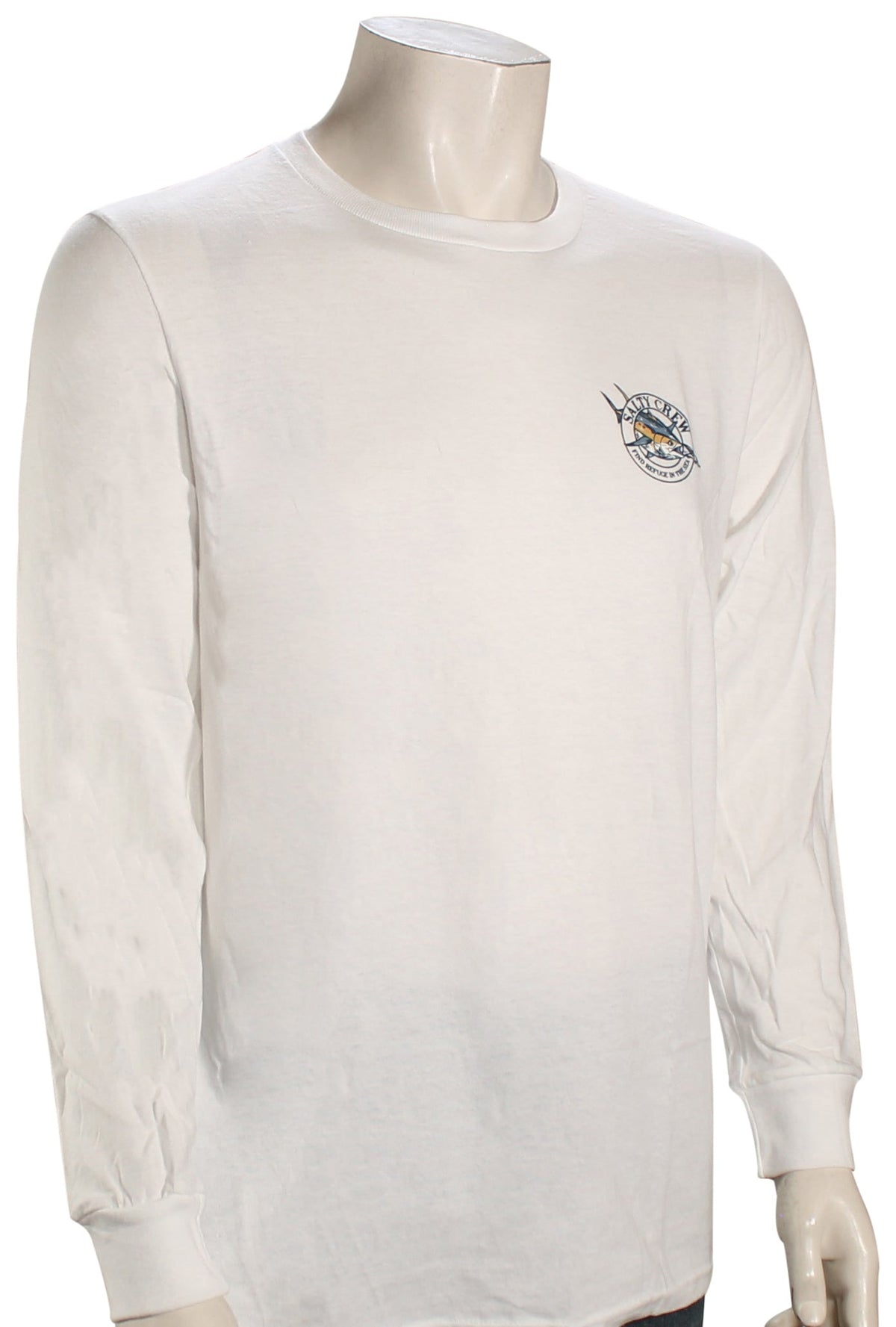 Salty Crew Chaser Classic LS T-Shirt - White