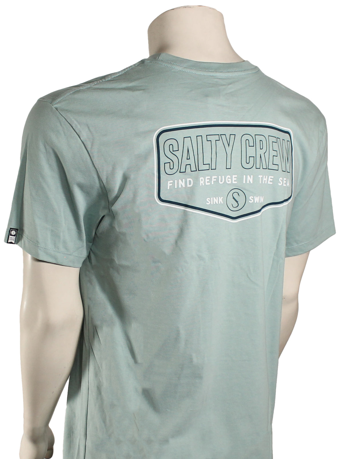Salty Crew Undertow Premium SS T-Shirt - Mackarel, back view