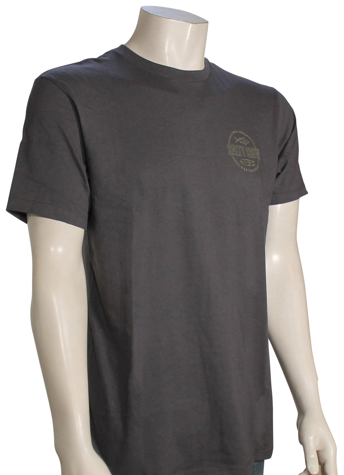Salty Crew Outlined Premium SS T-Shirt - Charcoal