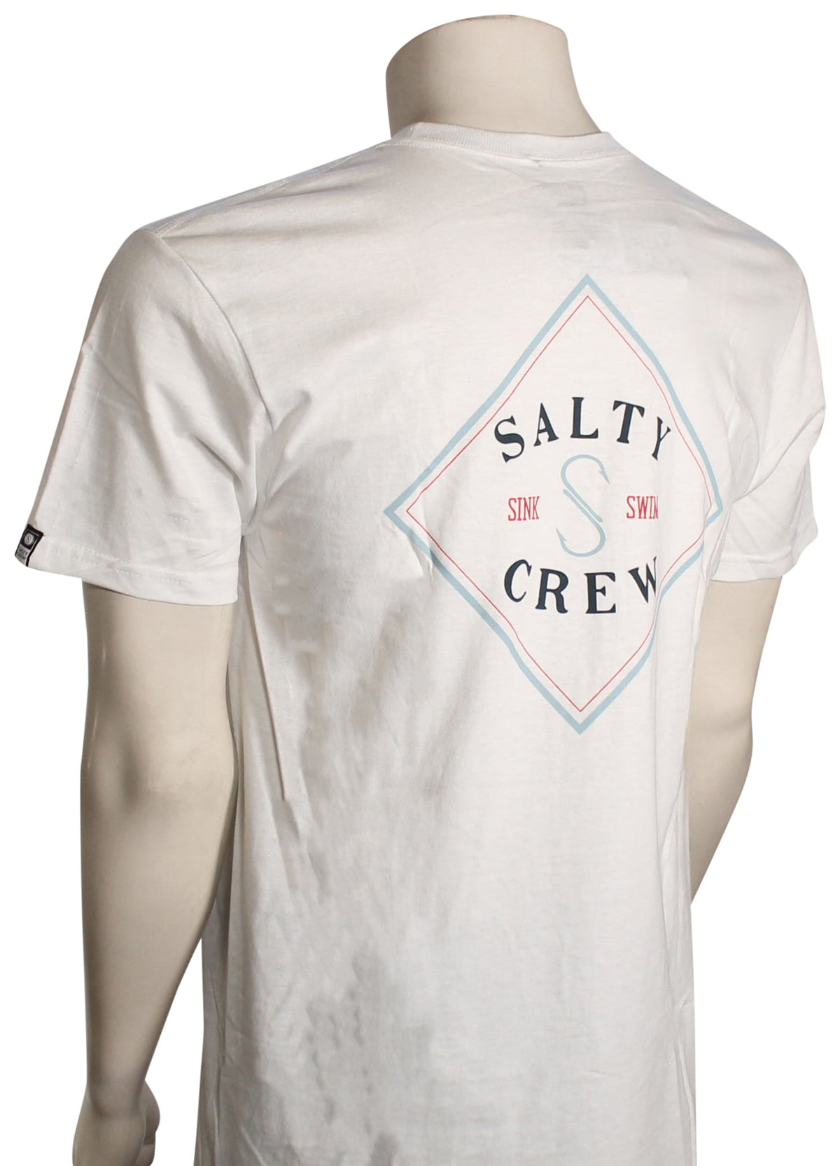 Salty Crew Tippet Color Premium SS T-Shirt - White – back view