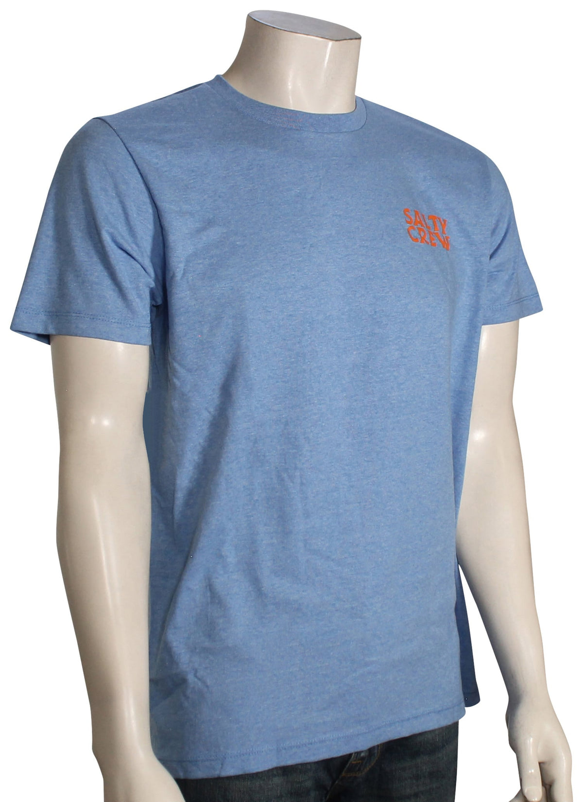 Salty Crew Sailfish Classic SS T-Shirt - Light Blue Heather