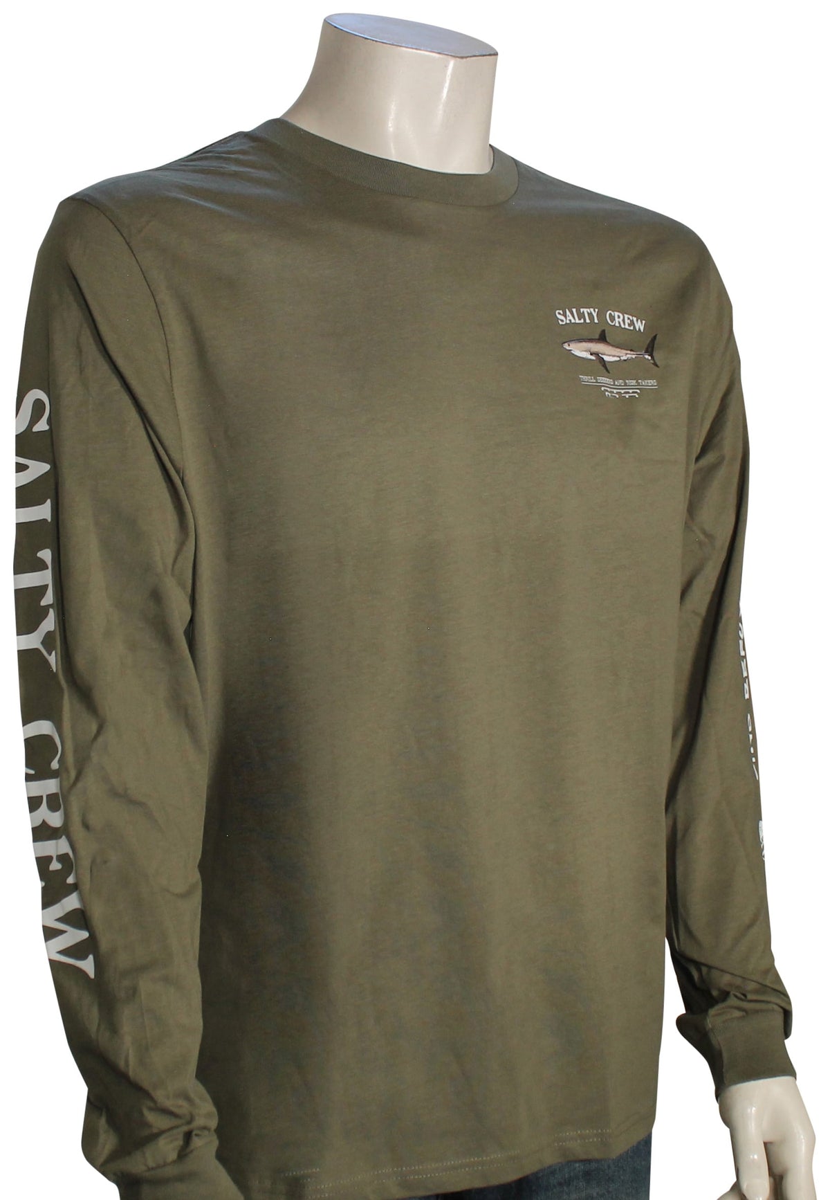 Salty Crew Bruce Classic LS T-Shirt - Dusty Olive