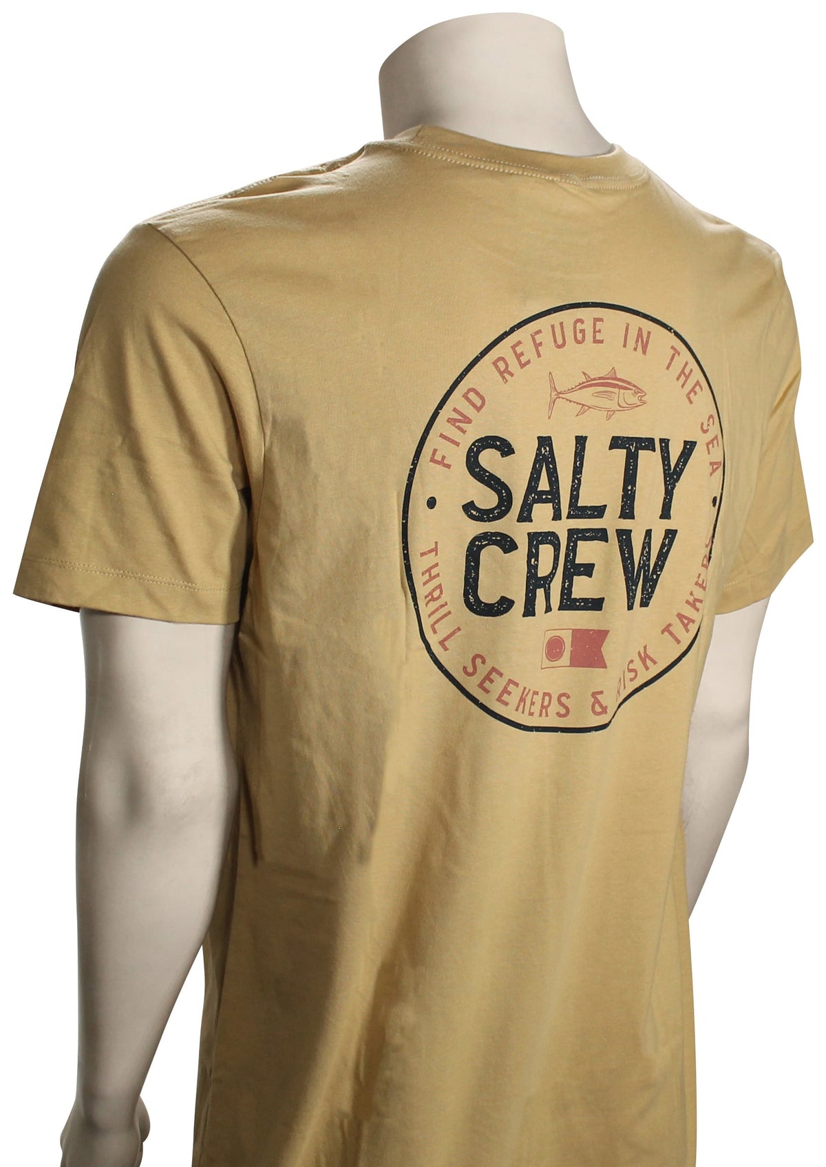 Salty Crew Legendary SS T-Shirt - Khaki – back view