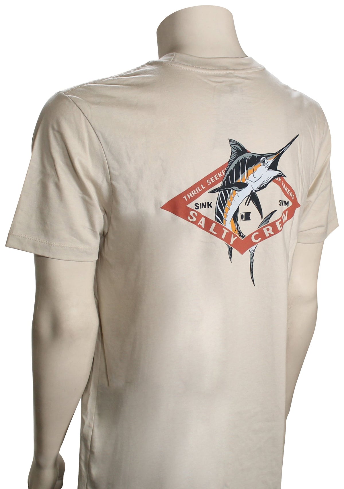 Salty Crew Diamond Marlin SS T-Shirt - Bone – back view