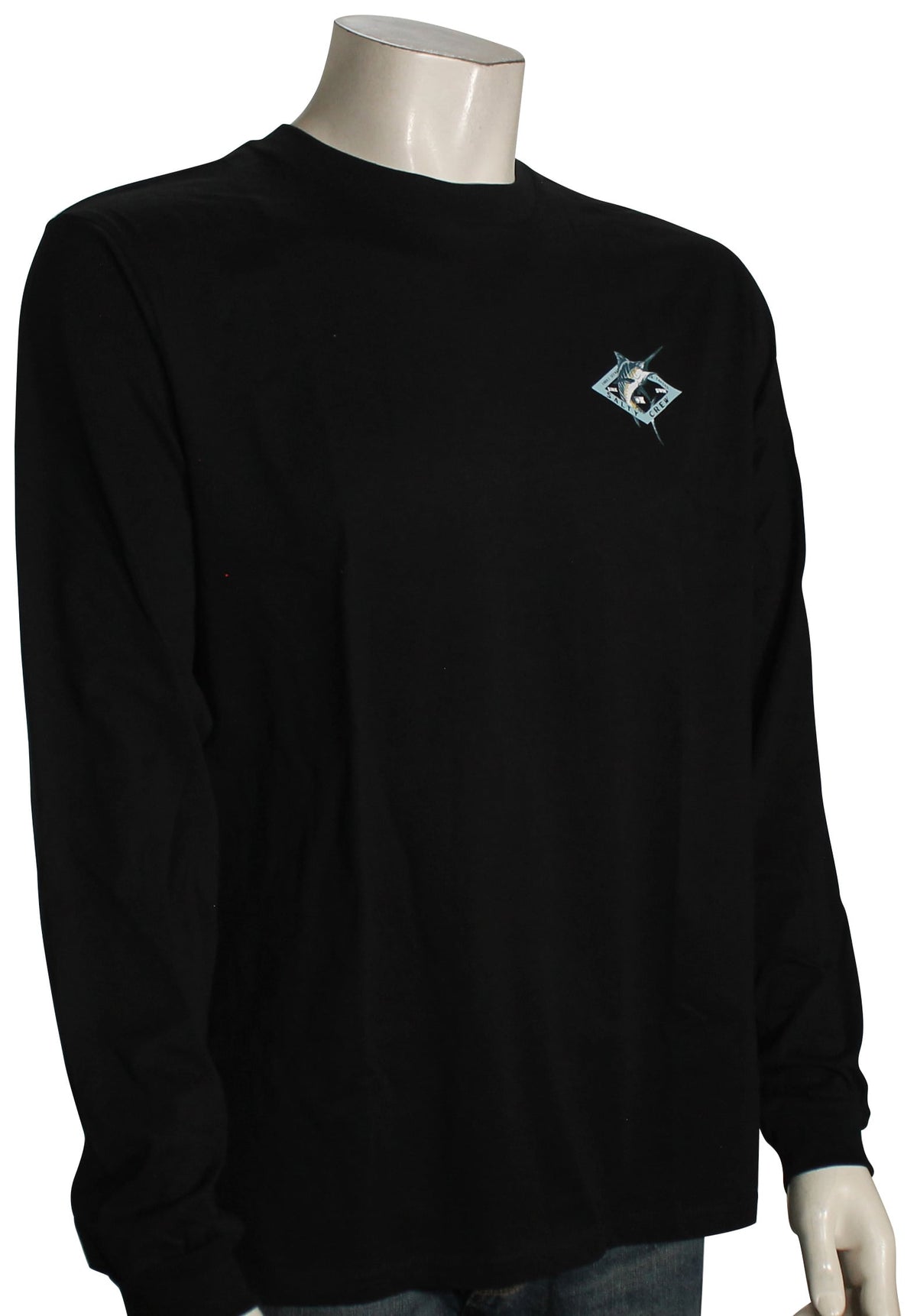 Salty Crew Diamond Marlin LS T-Shirt - Black