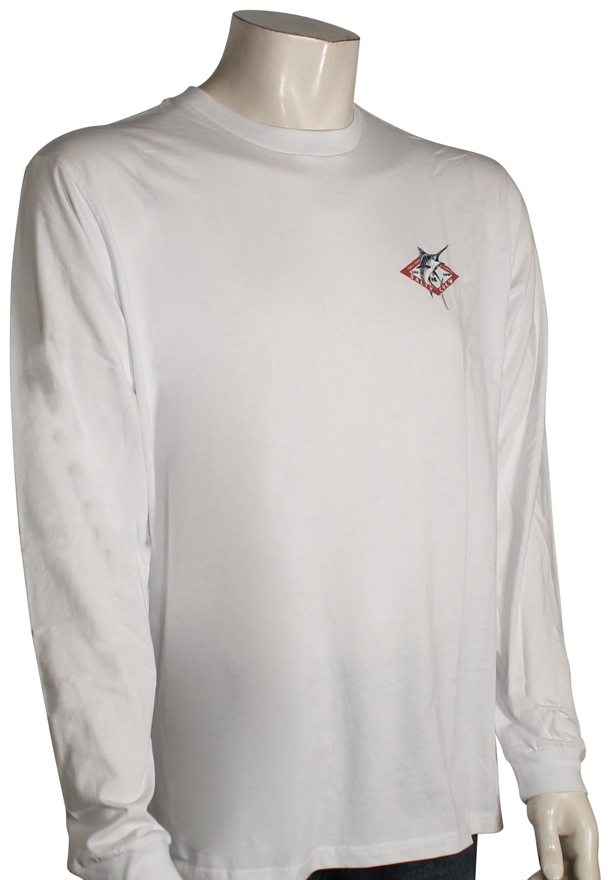 Salty Crew Diamond Marlin LS T-Shirt - White