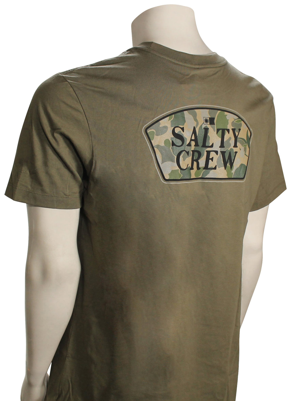 Salty Crew Filler Up SS T-Shirt - Dusty Olive – back view