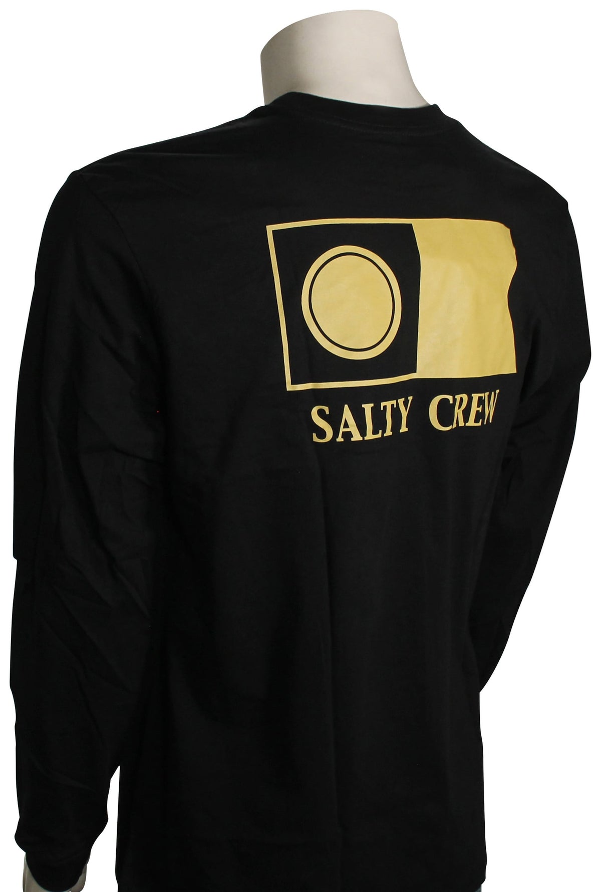 Salty Crew Flagship LS T-Shirt - Black – back view