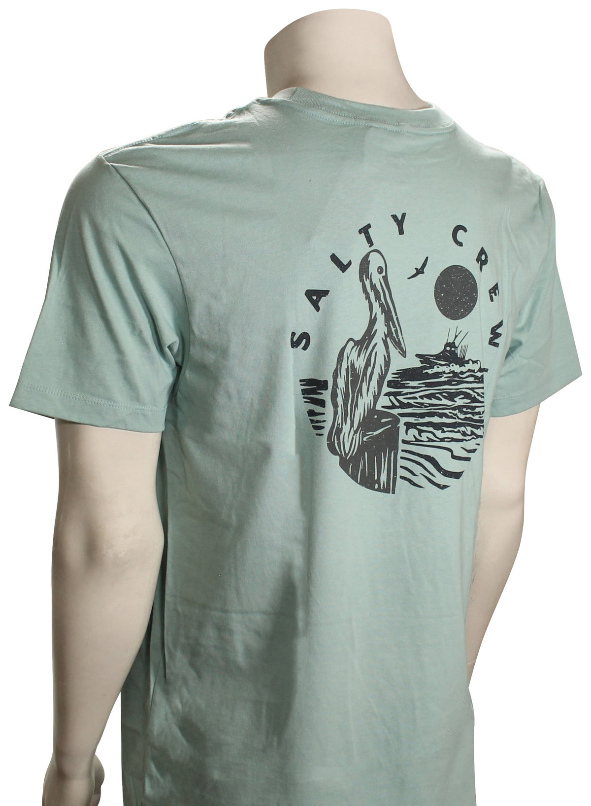 Salty Crew Stakeout SS T-Shirt - Mackarel – back view