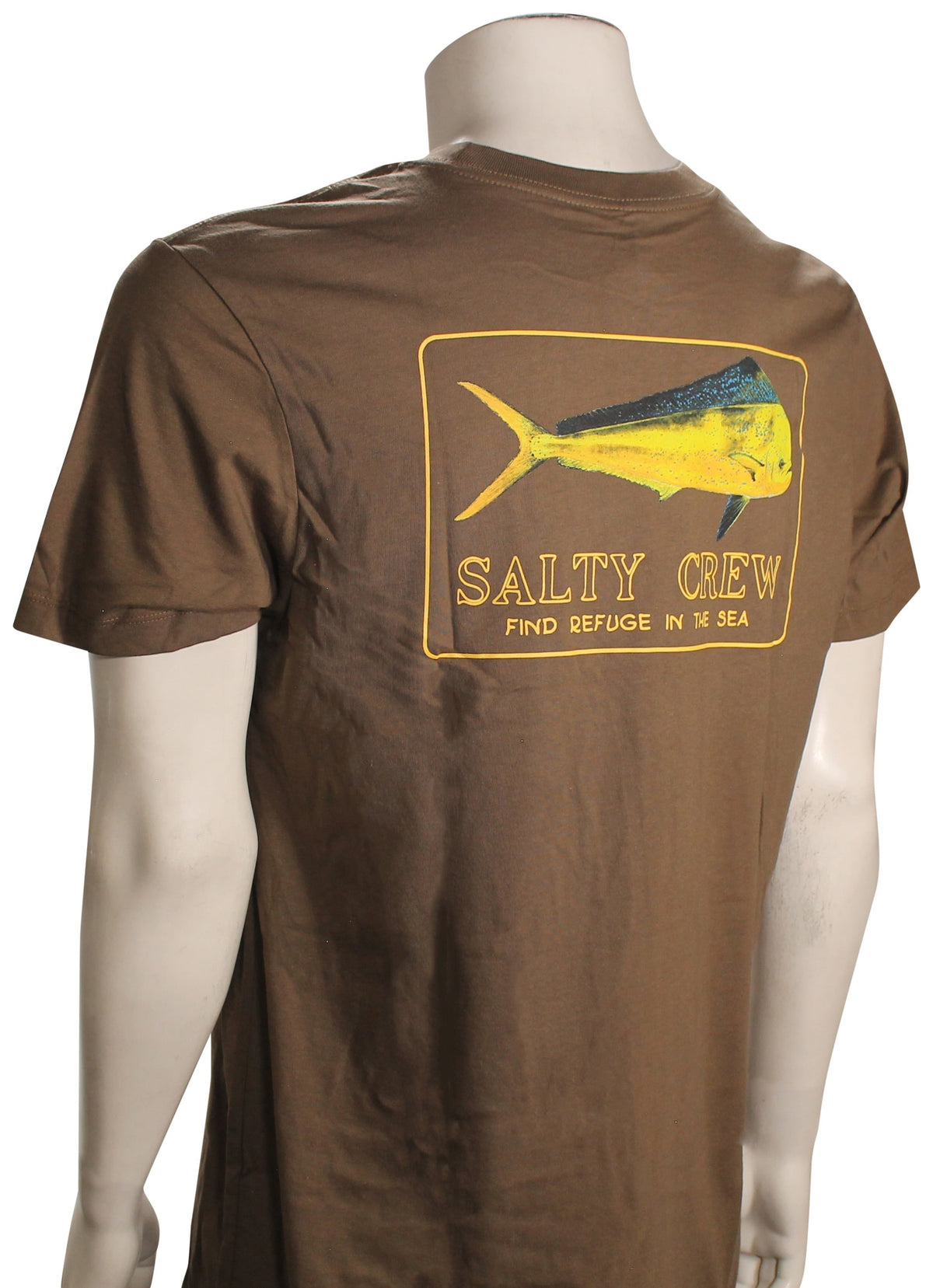 Salty Crew Golden Mahi Premium SS T-Shirt - Teak – back view