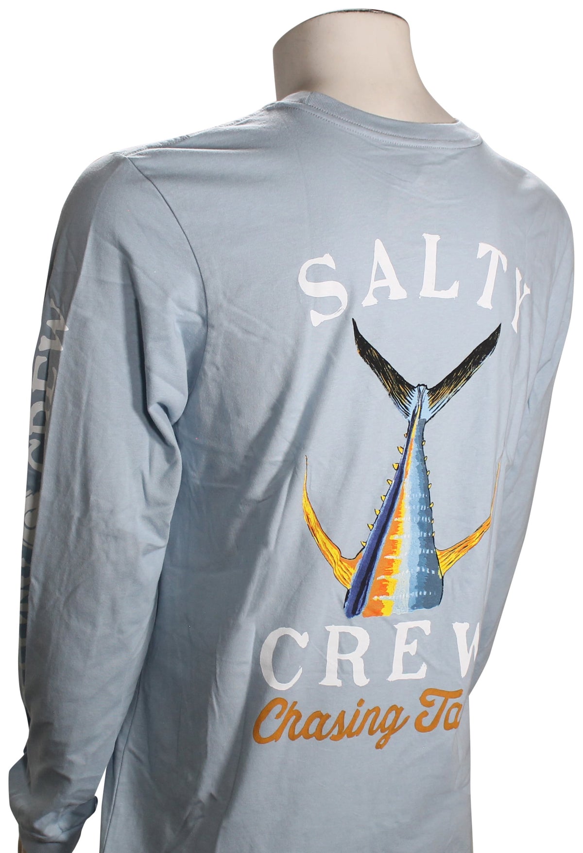 Salty Crew Tailed Classic LS T-Shirt - Blue Fog – back view