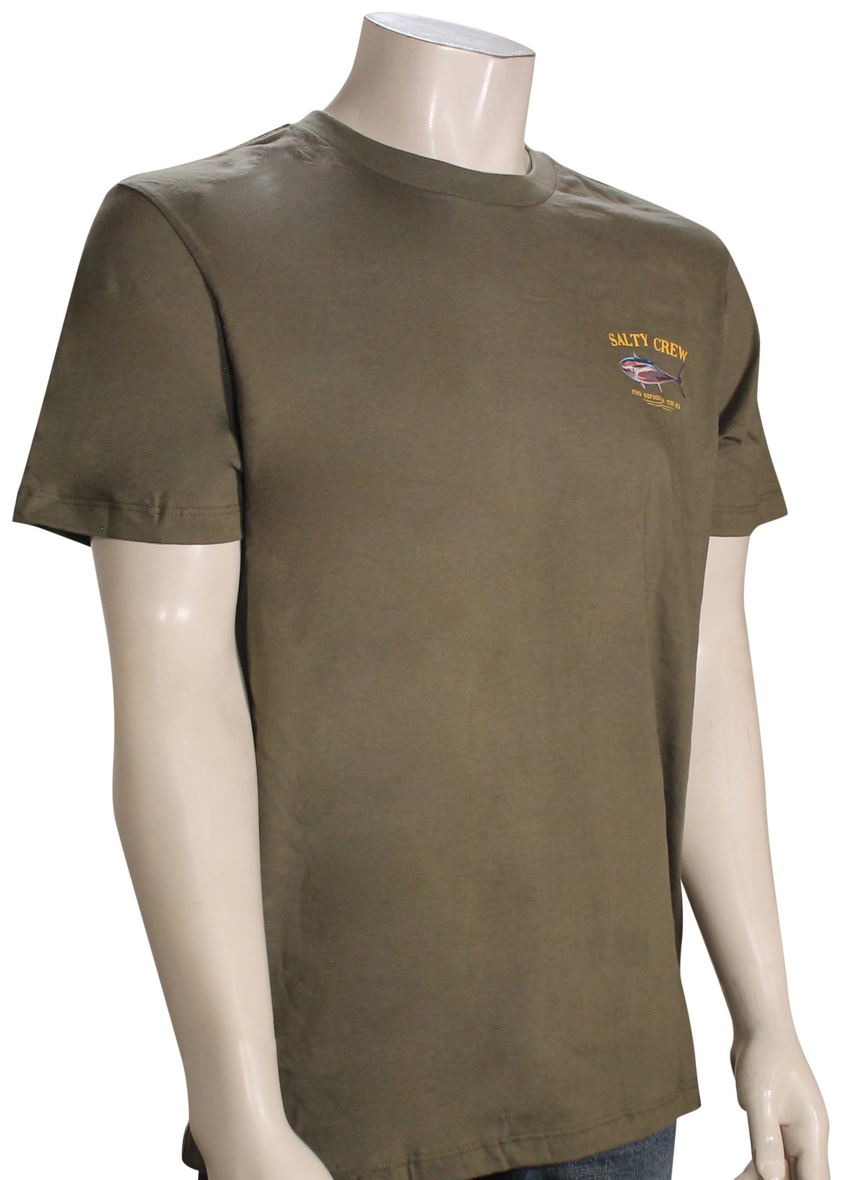 Salty Crew Big Blue SS T-Shirt - Dark Olive