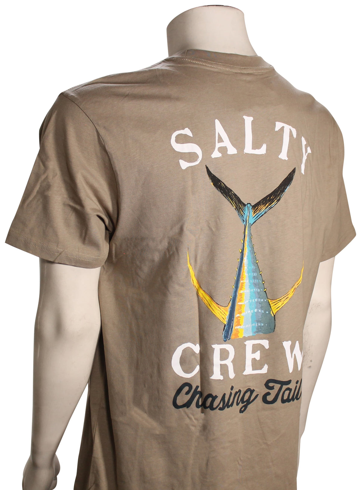 Salty Crew Tailed Classic SS T-Shirt - Twig – back view