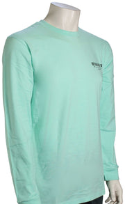 Quiksilver Waterman Stay Tuna LS T-Shirt - Beach Glass, front view