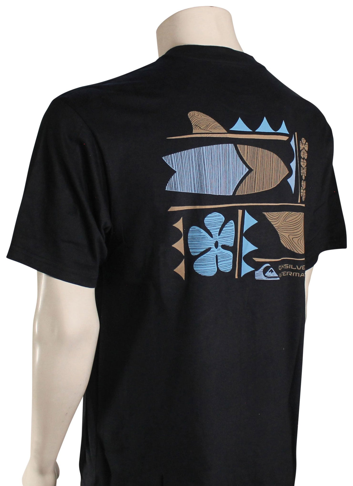 Quiksilver Waterman Board Builder T-Shirt - Black