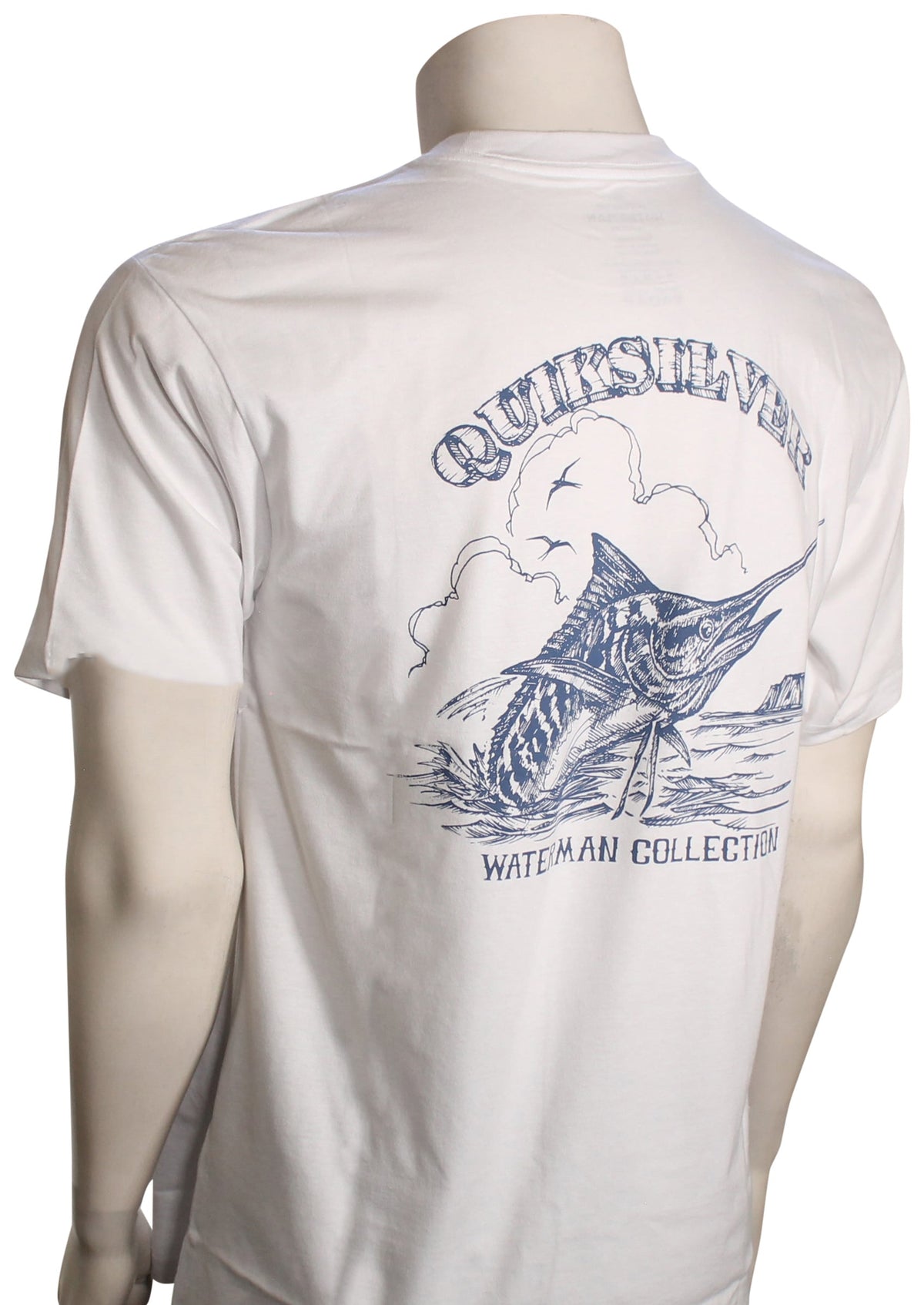 Quiksilver Waterman Sketch Artist T-Shirt - White – back view