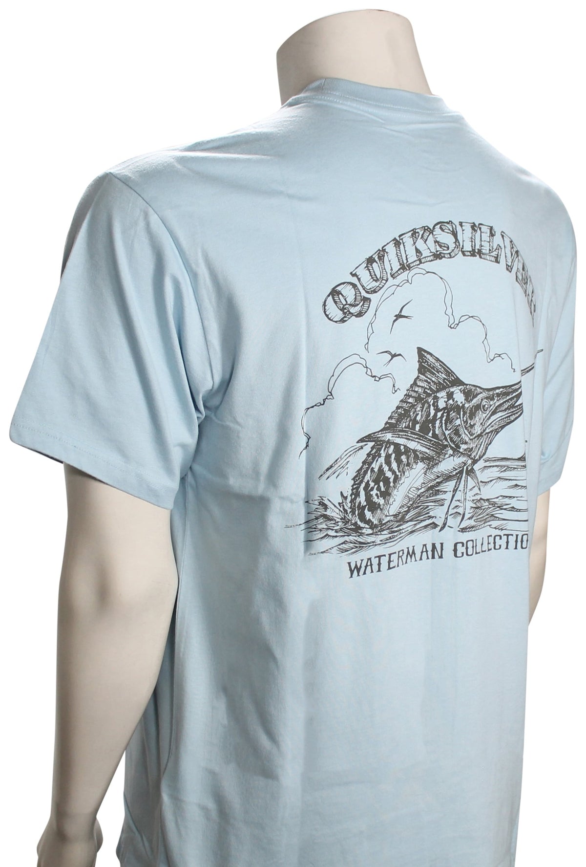 Quiksilver Waterman Sketch Artist T-Shirt - Dream Blue – back view
