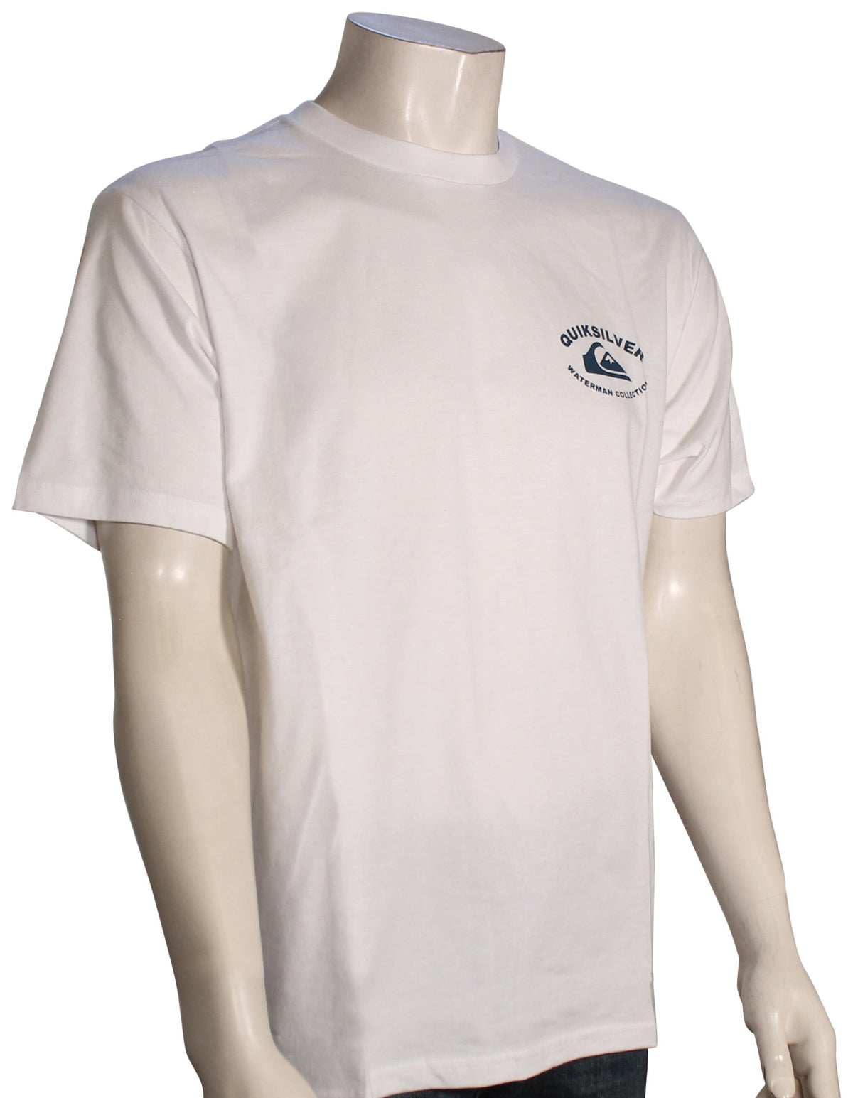 Quiksilver Waterman Blue Print SS T-Shirt - White