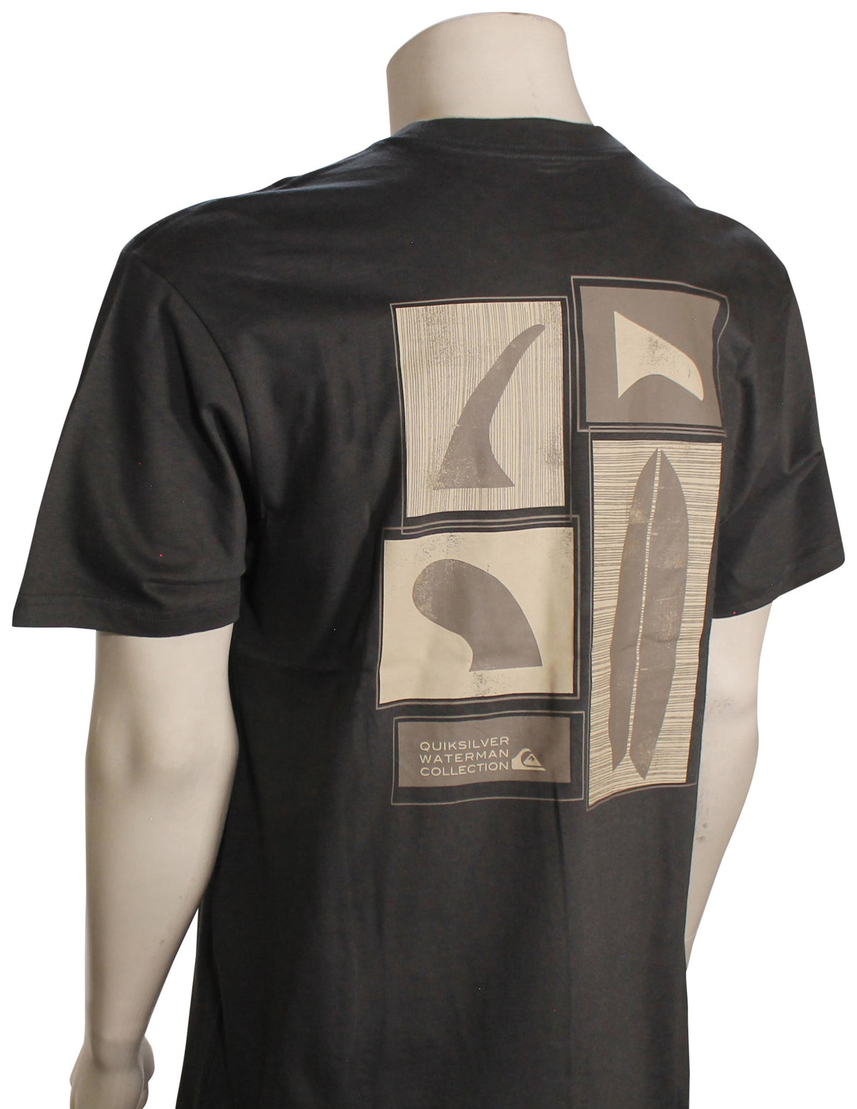 Quiksilver Waterman Boardhaus SS T-Shirt - Tarmac – back view